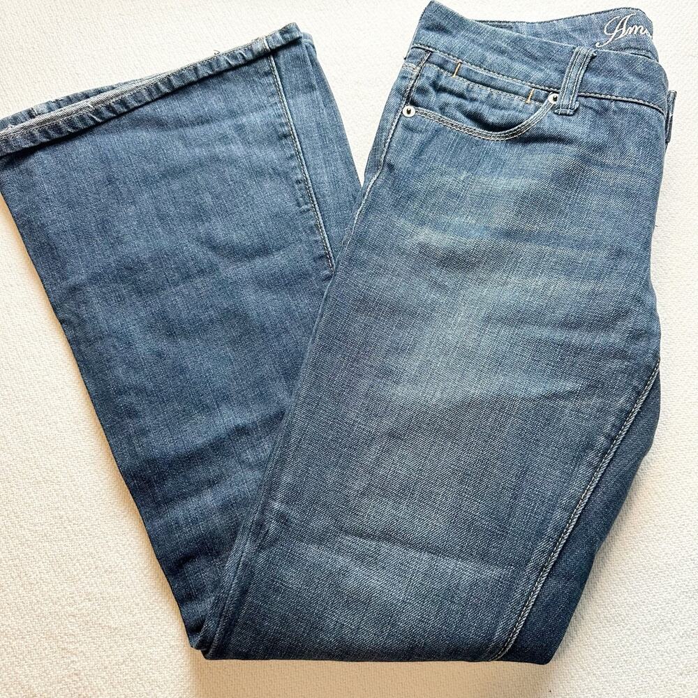 AE American Eagle Real Flare Jeans Pants Size 4